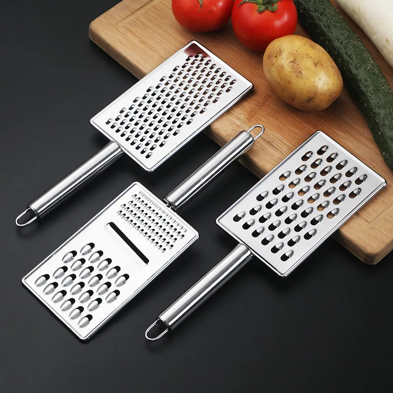 Axyaa Stainless Steel Grater Peeler Slicer Crusher Kitchen Gadget