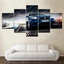 Axyaa Cool Car Canvas Wall Art Set - Modern Home Decor Print Panel Painting