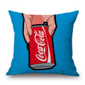 Axyaa Pop Art Lips Cushion Cover for Home Decor 45x45cm
