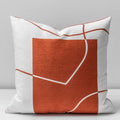 Soft Chenille Geometric Cushion Cover 45x45 for Neutral Home Decor - Axyaa