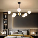 Axya Nordic Gold Black Chandelier Ceiling Light Fixture