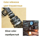 Axyaa Retro Water Pipe Wall Light for Bedroom Restaurant Pub Cafe Bar