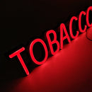 Axyaa 20" LED Neon Sign - 'TOBACCO' - Super Bright Lights - Indoor Display