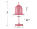 Axyaa Nordic Kids Room Pink/Yellow Hat Table Lamp - Creative and Charming Girl's Bedroom Decor