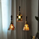 Axyaa Glass Copper Pendant Light LED Hanglamp Nordic Modern Hanging Light