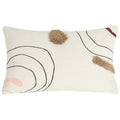 Axyaa Abstract Line Colors Handmade Tufted Cushion Cover 45x45cm