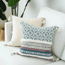 Moroccan Style Tassel Cushion Cover 45x45cm for Home Decor Sofa Bed - Axyaa
