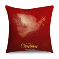 Axyaa Christmas Polyester Cushion Cover - Tree Gifts Print - Xmas Home Decor