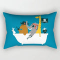Axyaa Velvet Lumbar Pillow Cover for Sofa and Bedroom
