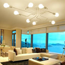Axya Vintage LED Ceiling Chandelier for Living Room Home Lighting Fixture