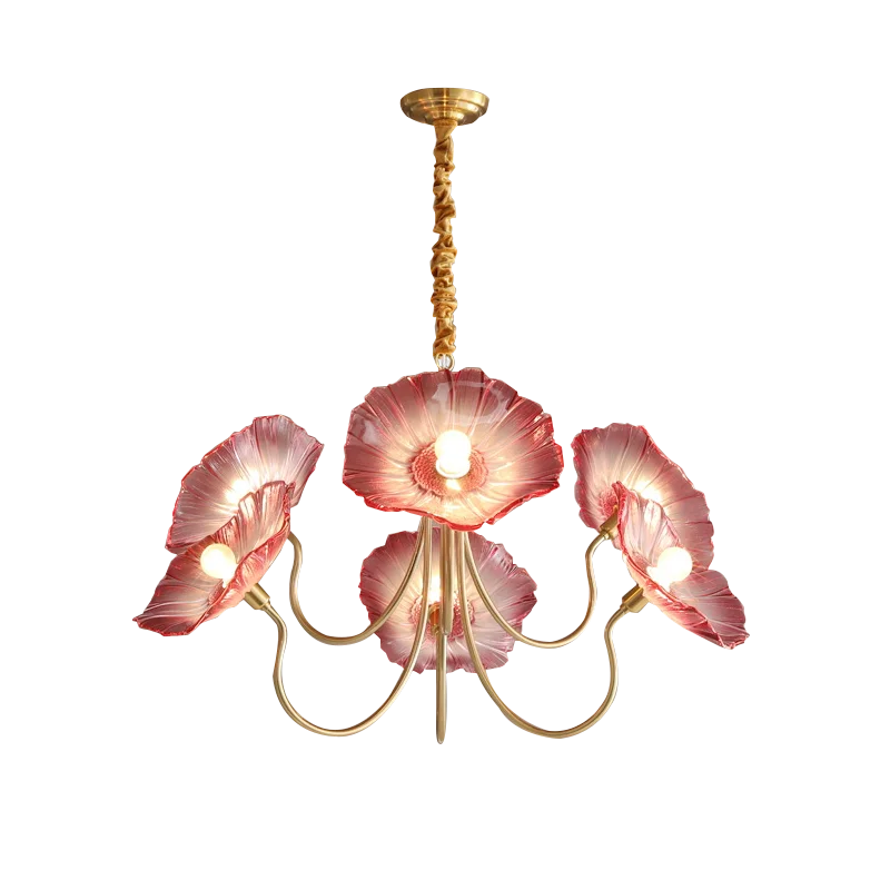 Axya Modern Nordic Flower Chandelier for Living & Dining Room