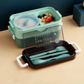 Axyaa Stainless Steel Lunch Box Set - Leak-Proof Bento Box with Soup Bowl