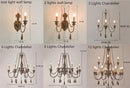 Axyaa Wood Chandelier - Retro Candle Light Fixture for Home Decor