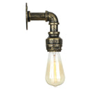 Axyaa Industrial Water Pipe Wall Sconce Steampunk Vintage Rustic Wall Lamp