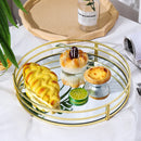 Axya Gold Mirror Storage Tray for Jewelry and Decor Display