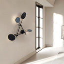 Axyaa Rotating LED Wall Sconce with Switch: Adjustable Stair Light for Hallway