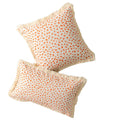 Axyaa Floral Cushion Cover with Tassels - Home Decor for Living Room, Bedroom, Chair