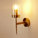Axyaa Postmodern Glass Wall Sconce for Hotel and Foyer Illumination
