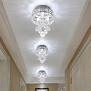 Axyaa Modern Crystal LED Ceiling Light for Home Decor and Lighting