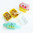 Axyaa Kid Mini Bento Box Double Layer Lunch Box Food Container