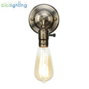 Axyaa Chrome Loft Retro Vintage Wall Sconces LED Wall Lights