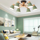Axyaa Wood Chandelier Lamps for Nordic Home Decor