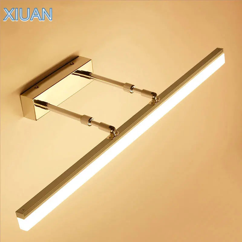 LED Bathroom Wall Light Axyaa Dimmable Mirror Wall Light Silver Gold Black White