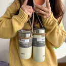Axyaa Double Stainless Steel Coffee Mug | 710 ML Thermos Bottle
