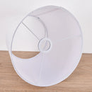 Axyaa White Fabric Lampshade for E27 Ceramic Table Lamp
