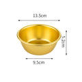 Axyaa Korean Rice Wine Bowl Dipping Sauce Aluminum Container Ramen Noodle Seasoning Bowl