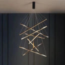 Axyaa Nordic LED Chandelier for Modern Living Room Decor