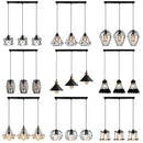 Axya Modern LED Iron Black Cage Pendant Light for Living Room & Restaurant