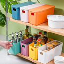Axyaa Rectangular Desktop Storage Box with Lid - Multifunctional Organizer