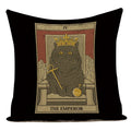 Axyaa Retro Pet Pattern Cushion Cover - Decorative Sofa Linen Pillow Case