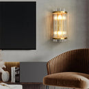 Axyaa Crystal Wall Lamp for TV Background, Living Room, Dining, Bedroom - Modern LED Lighting