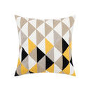 Axyaa Floral Embroidery Geometric Cushion Cover 45x45 for Home Decor