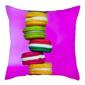 Axyaa Biscuits Cake Print Decor Pillow Cover for Home Sofa Decoration