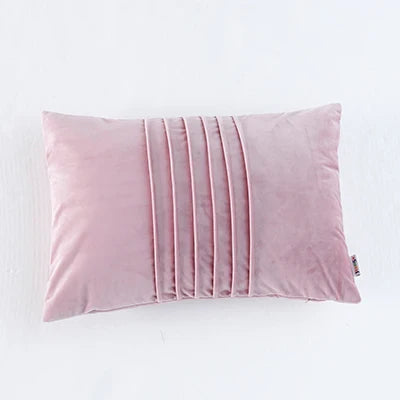 Axyaa Velvet Cushion Cover in Pink Blue Green Purple – 30x50cm