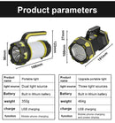 Axya LED Camping Work Light: Rechargeable Searchlight Spotlight