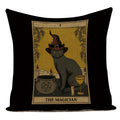 Axyaa Retro Pet Pattern Cushion Cover - Decorative Sofa Linen Pillow Case