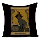 Axyaa Retro Pet Pattern Cushion Cover - Decorative Sofa Linen Pillow Case