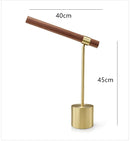 Axyaa Nordic Wood LED Table Lamp for Living Room, Warm White Light