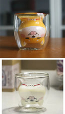 Axyaa Shiba Double Wall Mug, Cute Dog Cup, Heat Insulation, Creative Drinkware