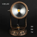Axyaa Vintage LED Garden Spotlights - Outdoor COB Landscaping Lights