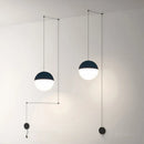 Axya LED Glass Ball Pendant Chandelier for Modern Loft Decor