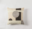 Axyaa Abstract Geometric Cotton Embroidery Cushion Cover Home Decor