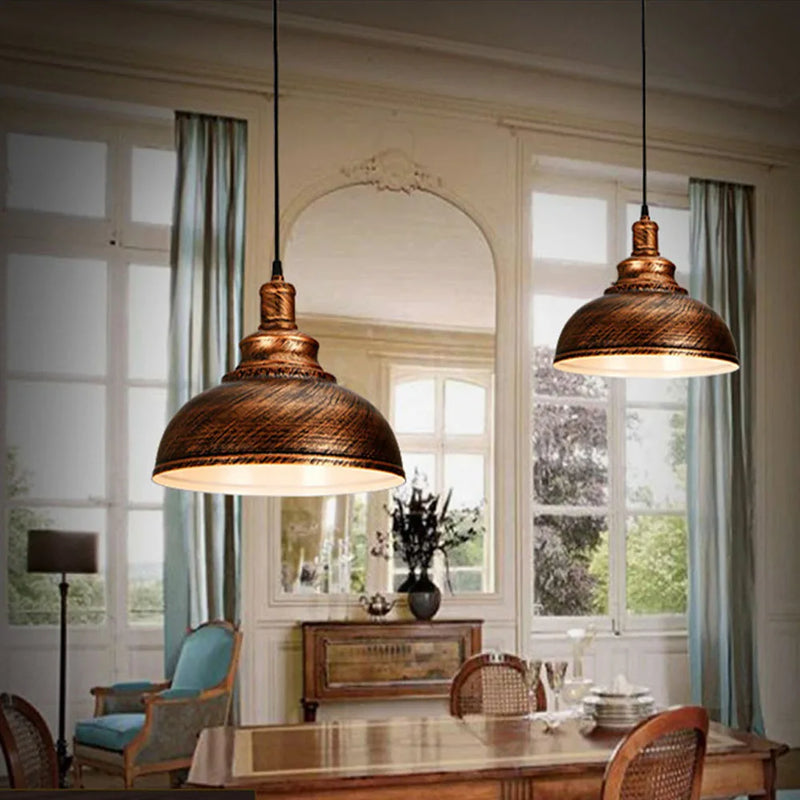 Axyaa Retro Loft Industrial Pendant Light for Living and Bar Spaces