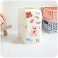 Axyaa Mini Fridge Pen Holder & Desk Organizer: Cute, Kawaii, Creative Storage Box