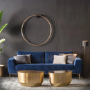 Axyaa Black Round LED Wall Light: Modern Nordic Living Room Decor.setOnAction Lamp