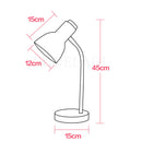 Axya Solid Wood LED Desk Lamp: Modern Nordic Reading Light for Study, Bedroom, and Bedside